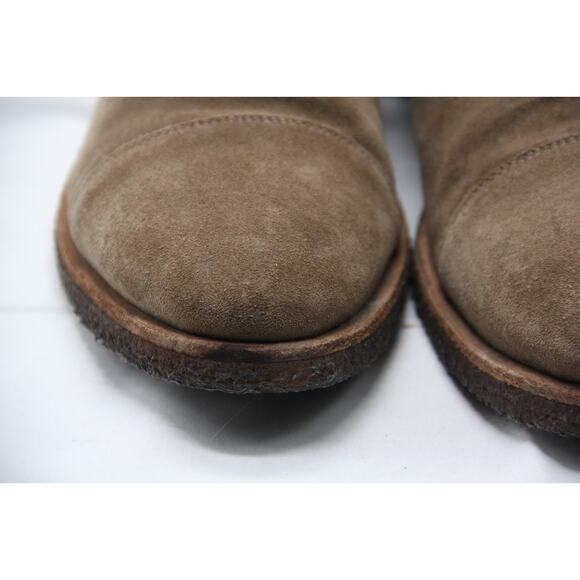 TAFT Chelsea Ankle Boots Mens Size EU 44 US 11 Brown Tan Suede Slip On Cap Toe main image 9